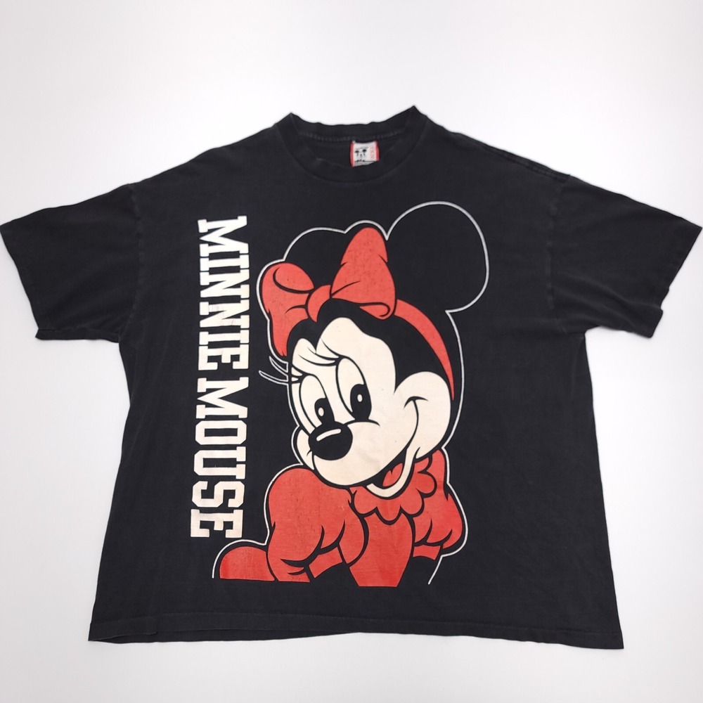 Vintage Walt Disney Minnie Mouse Double Sided Single Stitch‎ T-Shirt 4XL XXXXL